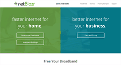 Desktop Screenshot of netblazr.com